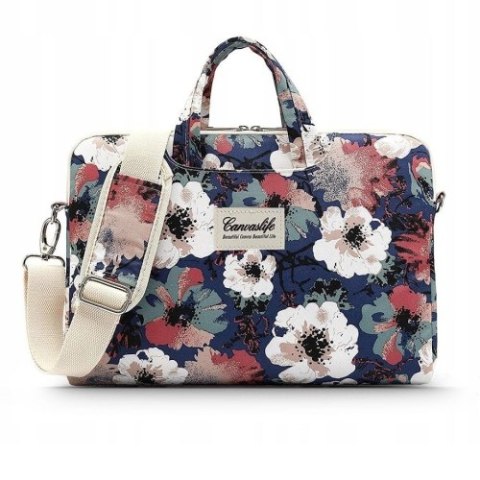 CANVASLIFE BRIEFCASE LAPTOP 13-14 BLUE CAMELLIA