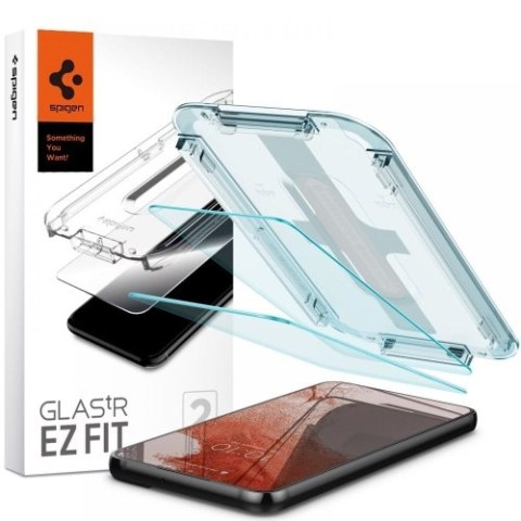 SZKŁO HARTOWANE SPIGEN GLAS.TR "EZ FIT" 2-PACK GALAXY S22 SZKŁO HARTOWANE SPIGEN GLAS.TR "EZ FIT" 2-PACK GALAXY S22