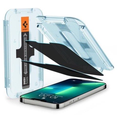 SZKŁO HARTOWANE SPIGEN GLAS.TR "EZ FIT" 2-PACK IPHONE 13 PRO MAX PRIVACY