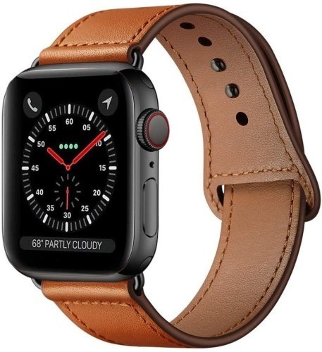 TECH-PROTECT LEATHERFIT APPLE WATCH 4 / 5 / 6 / 7 / 8 / 9 / SE / ULTRA 1 / 2 (42 / 44 / 45 / 49 MM) BROWN TECH-PROTECT LEATHERFIT APPLE WATCH 4 / 5 / 6 / 7 / 8 / 9 / SE / ULTRA 1 / 2 (42 / 44 / 45 / 49 MM) BROWN