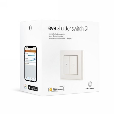 Eve Shutter Switch - inteligentny kontroler rolet okiennych (technologia Thread) Eve Shutter Switch - inteligentny kontroler rolet okiennych (technologia Thread)