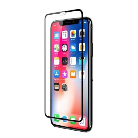 JCPAL Preserver Glass (czarna ramka) iPhone 11 PRO Max / Xs Max - Szkło ochronne iPhone11 PRO Max / Xs Max na cały ekran