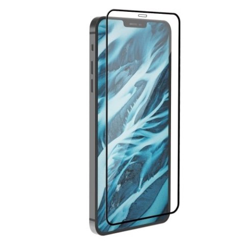 JCPAL Preserver Glass (czarna ramka) iPhone 12/12 PRO - Szkło ochronne iPhone 12/12 PRO na cały ekran