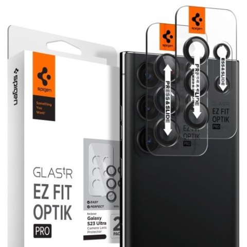 OSŁONA APARATU SPIGEN OPTIK.TR "EZ FIT" CAMERA PROTECTOR 2-PACK GALAXY S23 ULTRA BLACK OSŁONA APARATU SPIGEN OPTIK.TR "EZ FIT" CAMERA PROTECTOR 2-PACK GALAXY S23 ULTRA BLACK