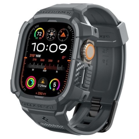 SPIGEN RUGGED ARMOR "PRO" APPLE WATCH ULTRA 1 / 2 (49 MM) DARK GREY SPIGEN RUGGED ARMOR "PRO" APPLE WATCH ULTRA 1 / 2 (49 MM) DARK GREY