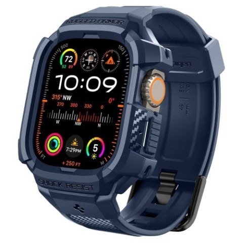 SPIGEN RUGGED ARMOR "PRO" APPLE WATCH ULTRA 1 / 2 (49 MM) NAVY BLUE SPIGEN RUGGED ARMOR "PRO" APPLE WATCH ULTRA 1 / 2 (49 MM) NAVY BLUE