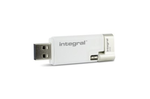 Integral iShuttle - pamięć przenośna 64 GB ze złączem USB oraz Lightning certyfikat MFi Integral iShuttle - pamięć przenośna 64 GB ze złączem USB oraz Lightning certyfikat MFi