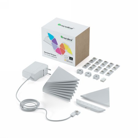 Nanoleaf Shapes Mini Triangles Starter Kit - panele świetlne (9 paneli świetlnych w tym kontroler)