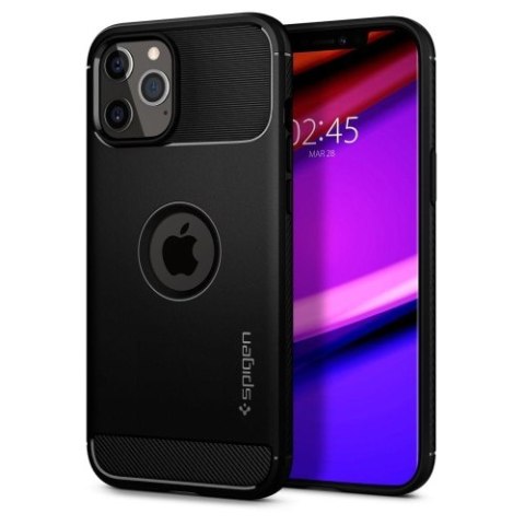 SPIGEN RUGGED ARMOR IPHONE 12/12 PRO MATTE BLACK SPIGEN RUGGED ARMOR IPHONE 12/12 PRO MATTE BLACK