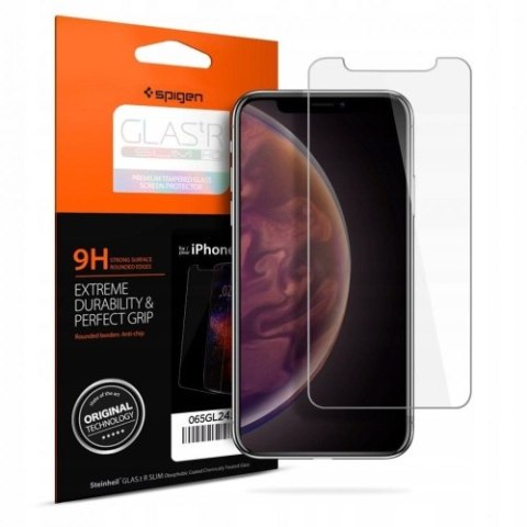 SZKŁO HARTOWANE SPIGEN GLAS.TR SLIM IPHONE 11 / XR CLEAR SZKŁO HARTOWANE SPIGEN GLAS.TR SLIM IPHONE 11 / XR CLEAR