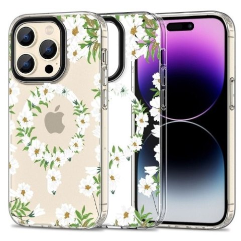 TECH-PROTECT MAGMOOD MAGSAFE IPHONE 15 PRO MAX WHITE DAISY TECH-PROTECT MAGMOOD MAGSAFE IPHONE 15 PRO MAX WHITE DAISY