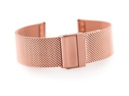 Bransoleta 302RG - siatka HQ - rosegold - 18mm