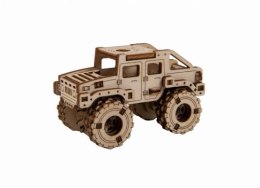 Drewniane Puzzle 3D - Model Monster Truck 2 (Hummer H1)