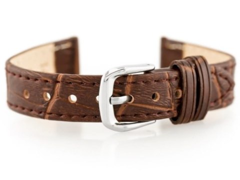 Pasek skórzany do zegarka W41 - ciemny brąz - 12mm Pasek skórzany do zegarka W41 - ciemny brąz - 12mm