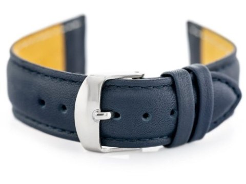 Pasek skórzany do zegarka W83L - granatowy - 14mm Pasek skórzany do zegarka W83L - granatowy - 14mm