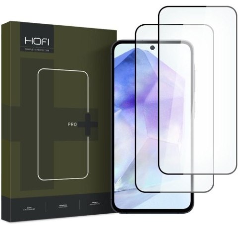 SZKŁO HARTOWANE HOFI GLASS PRO+ 2-PACK GALAXY A35 / A55 5G BLACK SZKŁO HARTOWANE HOFI GLASS PRO+ 2-PACK GALAXY A35 / A55 5G BLACK