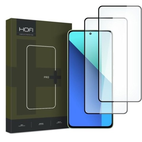 SZKŁO HARTOWANE HOFI GLASS PRO+ 2-PACK XIAOMI REDMI NOTE 13 4G / LTE BLACK SZKŁO HARTOWANE HOFI GLASS PRO+ 2-PACK XIAOMI REDMI NOTE 13 4G / LTE BLACK