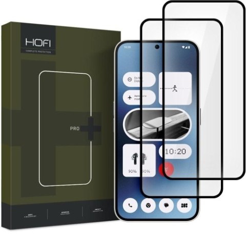 SZKŁO HARTOWANE HOFI GLASS PRO+ 2-PACK NOTHING PHONE 2A BLACK SZKŁO HARTOWANE HOFI GLASS PRO+ 2-PACK NOTHING PHONE 2A BLACK