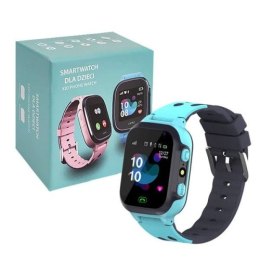 WYP ZEGAREK SMARTWATCH DENMEN KIDS NIEBIESKI LOKALIZATOR GPS TRACKER