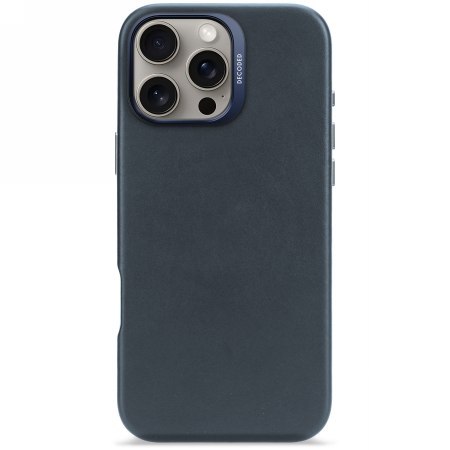 Decoded Leather Backcover - skórzana obudowa ochronna do iPhone 16 Pro Max kompatybilna z MagSafe (navy) Decoded Leather Backcover - skórzana obudowa ochronna do iPhone 16 Pro Max kompatybilna z MagSafe (navy)
