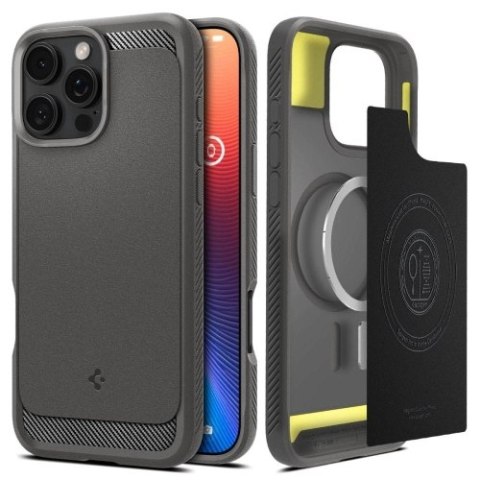 SPIGEN RUGGED ARMOR MAG MAGSAFE IPHONE 16 PRO GREY SPIGEN RUGGED ARMOR MAG MAGSAFE IPHONE 16 PRO GREY