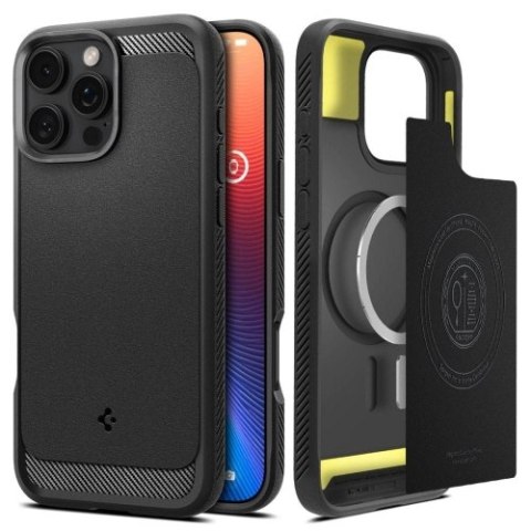 SPIGEN RUGGED ARMOR MAG MAGSAFE IPHONE 16 PRO MATTE BLACK SPIGEN RUGGED ARMOR MAG MAGSAFE IPHONE 16 PRO MATTE BLACK