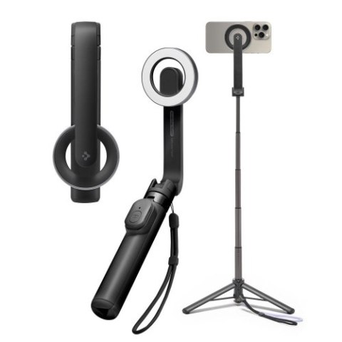 SPIGEN S571W MAGSAFE BLUETOOTH SELFIE STICK TRIPOD BLACK SPIGEN S571W MAGSAFE BLUETOOTH SELFIE STICK TRIPOD BLACK
