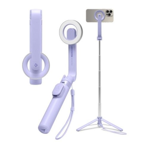 SPIGEN S571W MAGSAFE BLUETOOTH SELFIE STICK TRIPOD LAVENDER SPIGEN S571W MAGSAFE BLUETOOTH SELFIE STICK TRIPOD LAVENDER