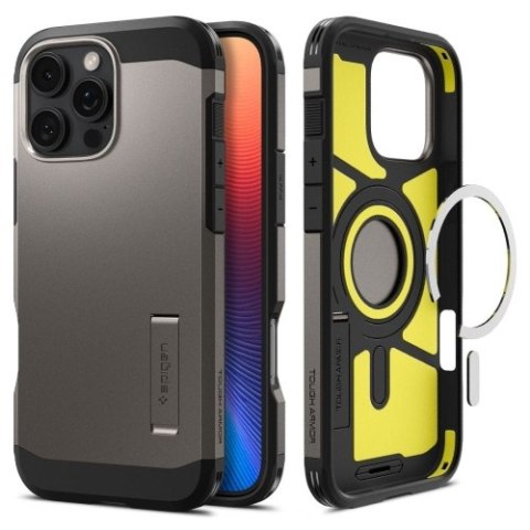 SPIGEN TOUGH ARMOR MAG MAGSAFE IPHONE 16 PRO GUNMETAL SPIGEN TOUGH ARMOR MAG MAGSAFE IPHONE 16 PRO GUNMETAL