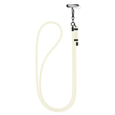 TECH-PROTECT C1S ROPE CROSSBODY STRAP CHALK/BLACK TECH-PROTECT C1S ROPE CROSSBODY STRAP CHALK/BLACK