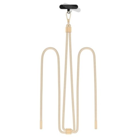 TECH-PROTECT C2S ROPE CROSSBODY STRAP BEIGE/GOLD