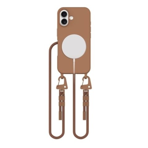 TECH-PROTECT MAGNECKLACE MAGSAFE IPHONE 16 CHOCOLATE BROWN TECH-PROTECT MAGNECKLACE MAGSAFE IPHONE 16 CHOCOLATE BROWN