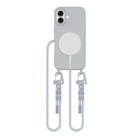 TECH-PROTECT MAGNECKLACE MAGSAFE IPHONE 16 CRAYON GREY TECH-PROTECT MAGNECKLACE MAGSAFE IPHONE 16 CRAYON GREY
