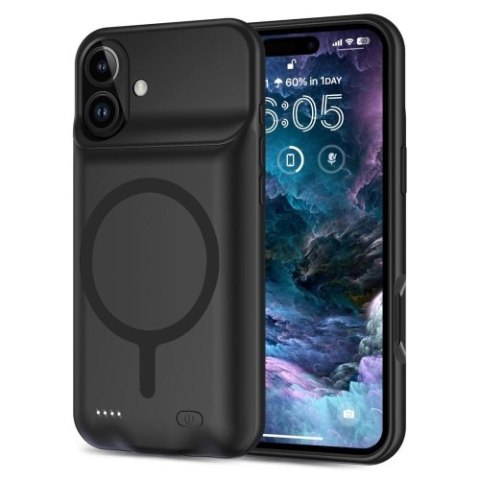 TECH-PROTECT POWERCASE MAGSAFE 7000MAH IPHONE 16 BLACK TECH-PROTECT POWERCASE MAGSAFE 7000MAH IPHONE 16 BLACK
