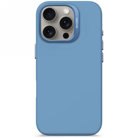 Decoded AntiMicrobial Silicone Backcover - silikonowa obudowa ochronna do iPhone 16 Pro kompatybilna z MagSafe (air blue) Decoded AntiMicrobial Silicone Backcover - silikonowa obudowa ochronna do iPhone 16 Pro kompatybilna z MagSafe (air blue)