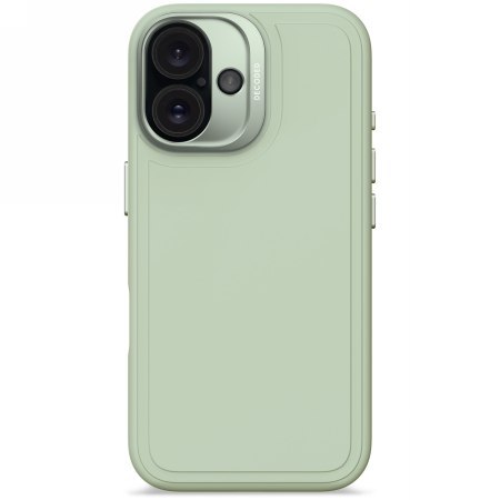 Decoded AntiMicrobial Silicone Stacks Backcover - silikonowa obudowa ochronna do iPhone 16 kompatybilna z MagSafe (mist green) Decoded AntiMicrobial Silicone Stacks Backcover - silikonowa obudowa ochronna do iPhone 16 kompatybilna z MagSafe (mist green)