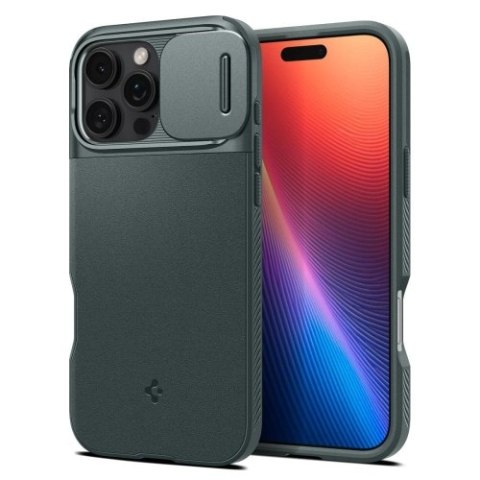 SPIGEN OPTIK ARMOR MAG MAGSAFE IPHONE 16 PRO MAX ABYSS GREEN SPIGEN OPTIK ARMOR MAG MAGSAFE IPHONE 16 PRO MAX ABYSS GREEN