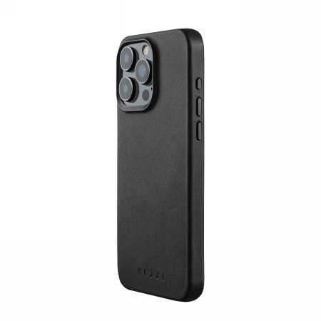 Mujjo Full Leather Case - etui skórzane do iPhone 15 Pro Max kompatybilne z MagSafe (black) Mujjo Full Leather Case - etui skórzane do iPhone 15 Pro Max kompatybilne z MagSafe (black)