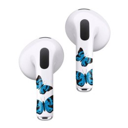 RockMax Art Skins Blue Butterfly with applicator for AirPods 3