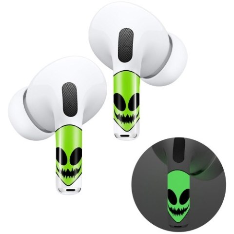 RockMax Art Skins Skull Glow with applicator for AirPods Pro 2/ Pro RockMax Art Skins Skull Glow with applicator for AirPods Pro 2/ Pro