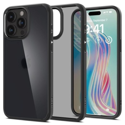 SPIGEN ULTRA HYBRID IPHONE 15 PRO FROST BLACK SPIGEN ULTRA HYBRID IPHONE 15 PRO FROST BLACK