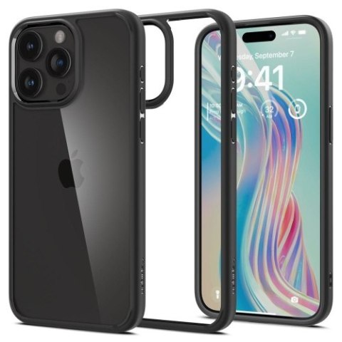 SPIGEN ULTRA HYBRID IPHONE 15 PRO MATTE BLACK SPIGEN ULTRA HYBRID IPHONE 15 PRO MATTE BLACK