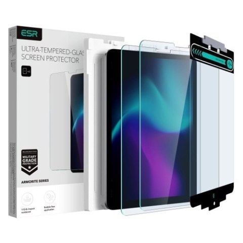 SZKŁO HARTOWANE ESR ARMORITE 2-PACK IPAD AIR 10.9 4 / 5 / 2020-2022 / PRO 11 2 / 3 / 4 / 2020-2022 CLEAR SZKŁO HARTOWANE ESR ARMORITE 2-PACK IPAD AIR 10.9 4 / 5 / 2020-2022 / PRO 11 2 / 3 / 4 / 2020-2022 CLEAR
