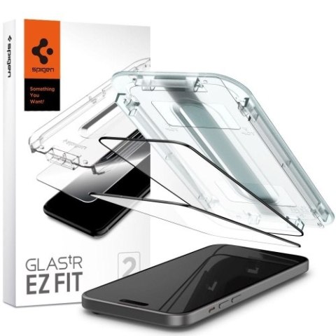 SZKŁO HARTOWANE SPIGEN GLAS.TR "EZ FIT" FC 2-PACK IPHONE 15 BLACK SZKŁO HARTOWANE SPIGEN GLAS.TR "EZ FIT" FC 2-PACK IPHONE 15 BLACK