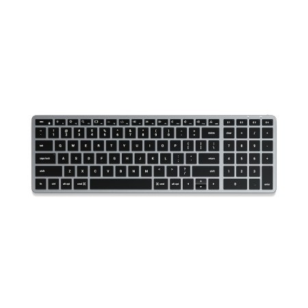 Satechi Slim X2 Bluetooth Backlit Keyboard - bezprzewodowa klawiatura z układem numerycznym (space gray) Satechi Slim X2 Bluetooth Backlit Keyboard - bezprzewodowa klawiatura z układem numerycznym (space gray)
