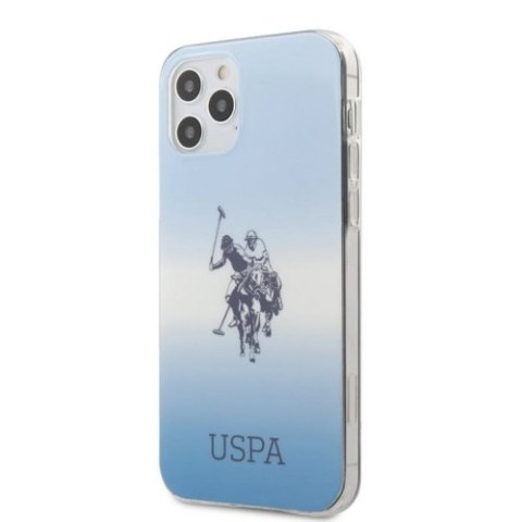 US Polo Assn Dh & Logo Gradient - Etui iPhone 12 / iPhone 12 Pro (niebieski) US Polo Assn Dh & Logo Gradient - Etui iPhone 12 / iPhone 12 Pro (niebieski)