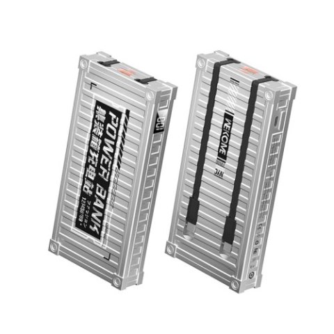 WEKOME WP-339 Container Series - Power bank 10000 mAh Super Charging z wbudowanym kablem USB-C & Lightning PD 20W + QC 22.5W (Sr WEKOME WP-339 Container Series - Power bank 10000 mAh Super Charging z wbudowanym kablem USB-C & Lightning PD 20W + QC 22.5W (Sr