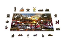 Drewniane Puzzle z figurkami - Rowery w Amsterdamie rozm. XL, 600 elementów