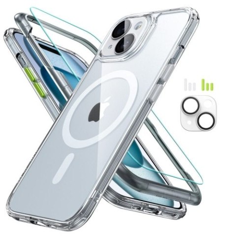 ESR CLASSIC PRO SET HALOLOCK MAGSAFE IPHONE 15 CLEAR ESR CLASSIC PRO SET HALOLOCK MAGSAFE IPHONE 15 CLEAR