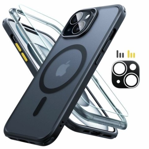 ESR CLASSIC PRO SET HALOLOCK MAGSAFE IPHONE 15 FROSTED BLACK ESR CLASSIC PRO SET HALOLOCK MAGSAFE IPHONE 15 FROSTED BLACK